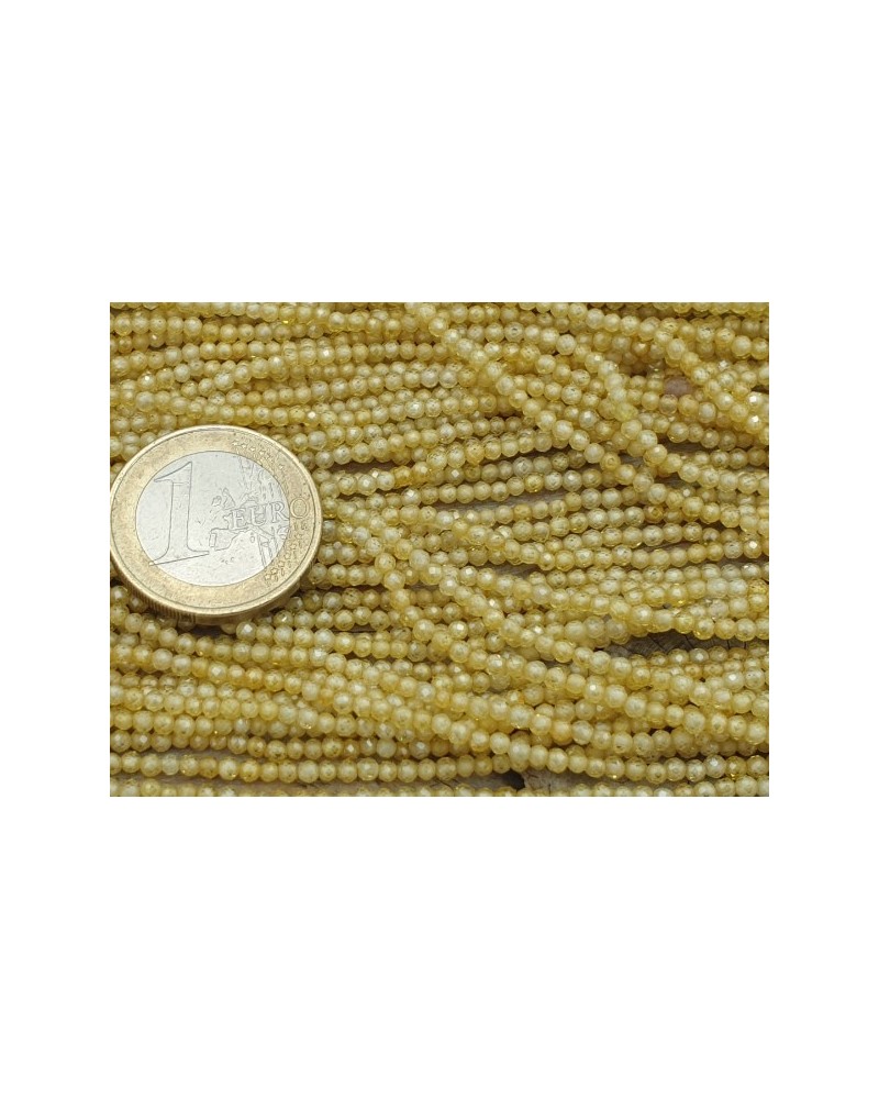 Zirkonkette-stark funkelnd-facettiert 2mm