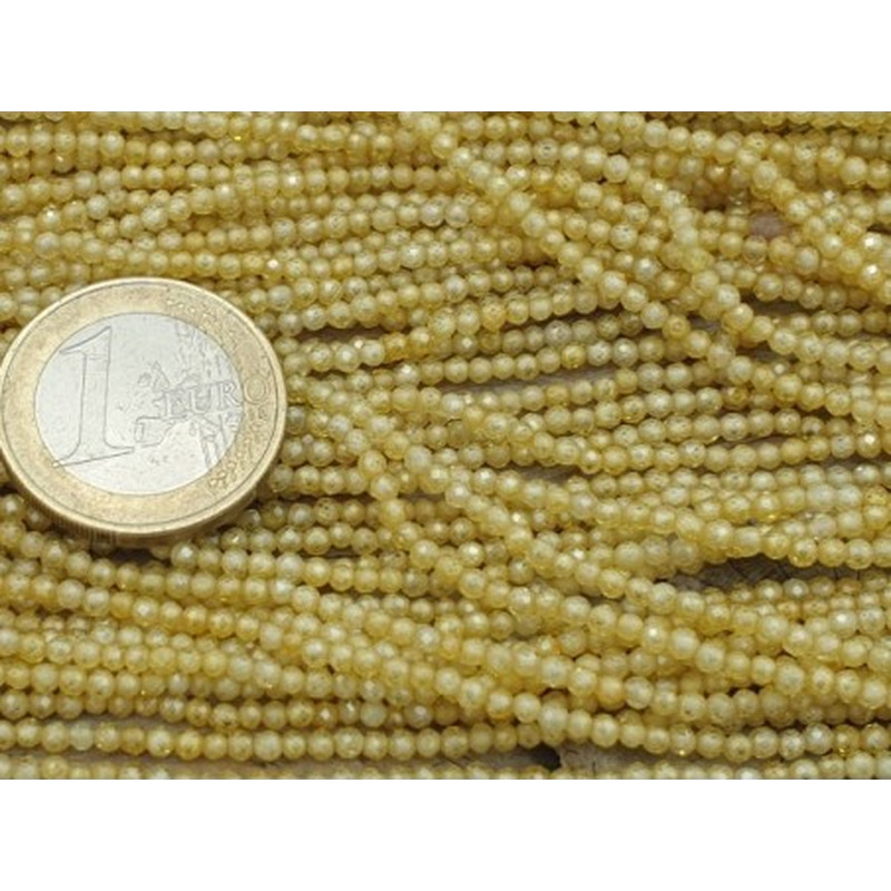 Zirkonkette-stark funkelnd-facettiert 2mm