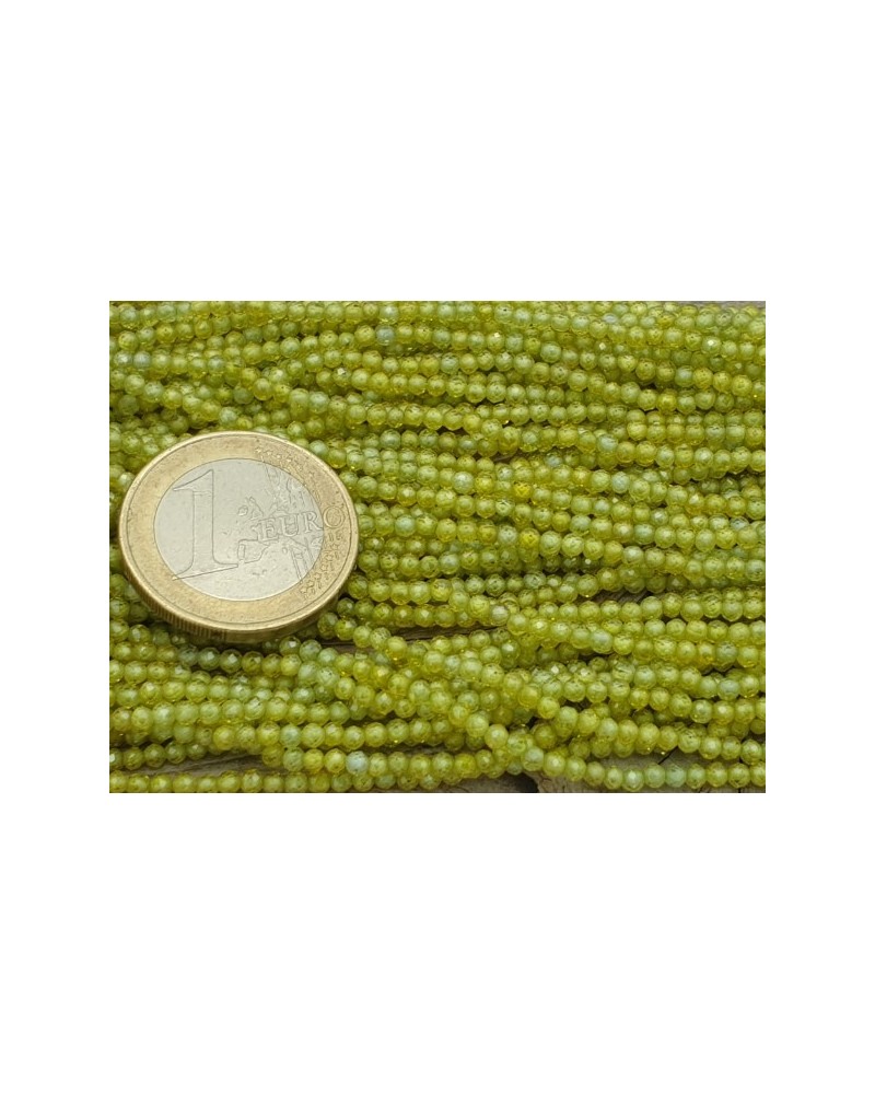 Zirkonkette-stark funkelnd-facettiert 2mm