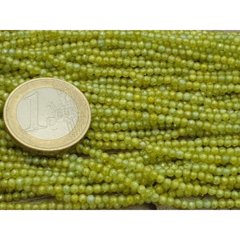 Zirkonkette-stark funkelnd-facettiert 2mm