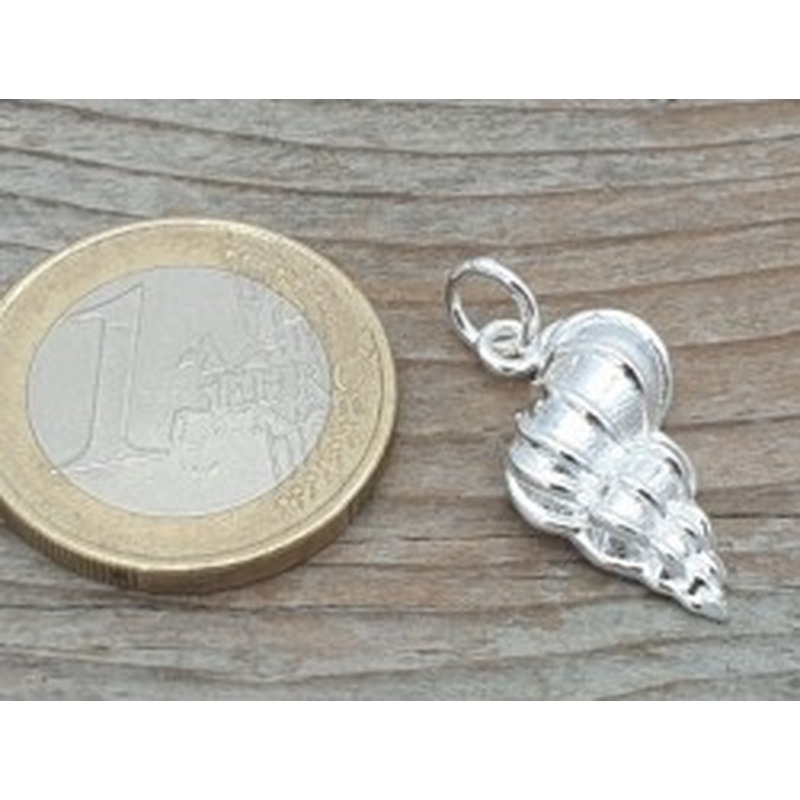 Charm Schnecke 25mm, 925 Silber 2