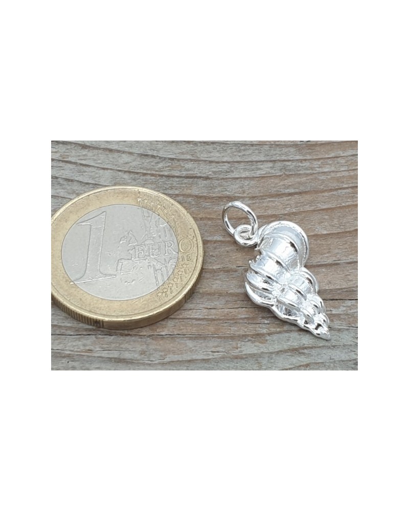 Charm Schnecke 25mm, 925 Silber