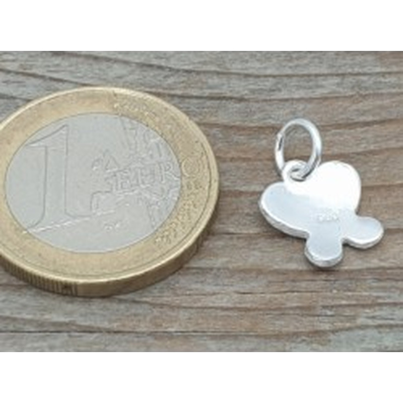 Charm Schmetterling 15mm, 925 Silber 2