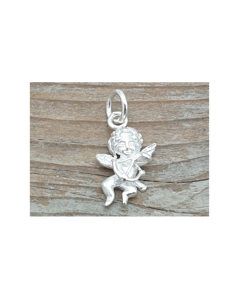 Charm Schutzengel 22mm, 925 Silber