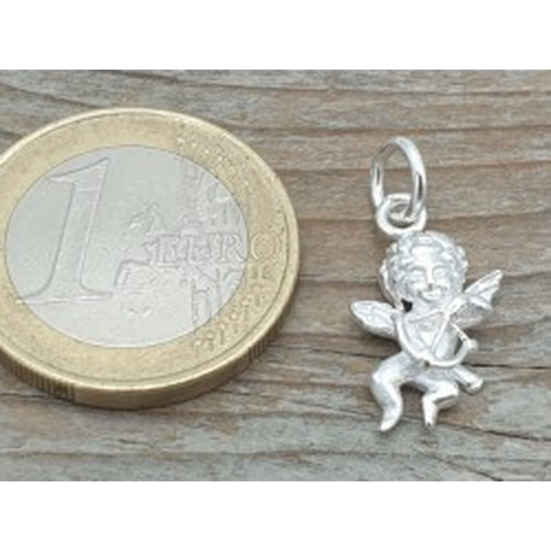Charm Schutzengel 22mm, 925 Silber 2