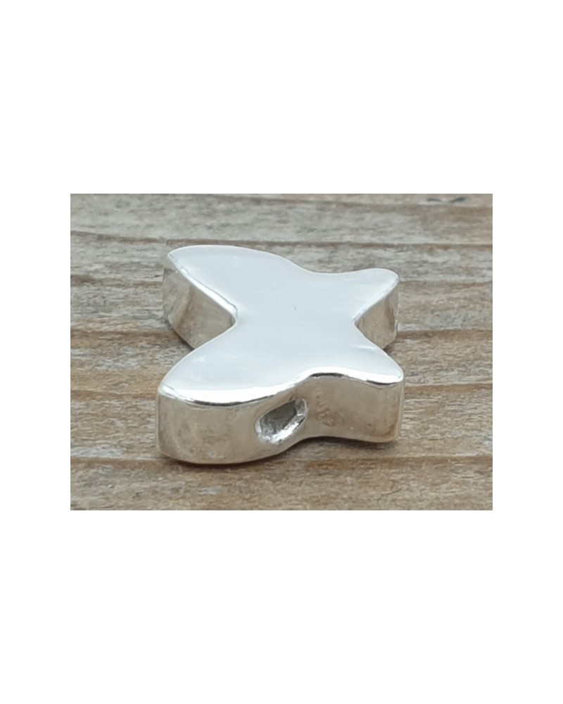 Zwischenteil, Schmetterling 10x9mm, 925 Silber