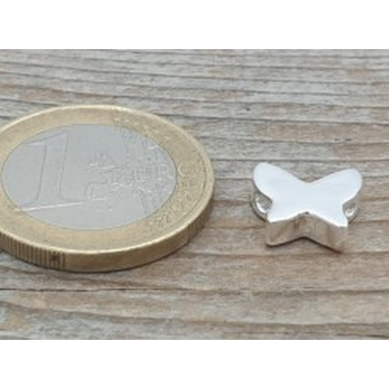 Zwischenteil, Schmetterling 10x9mm, 925 Silber 2