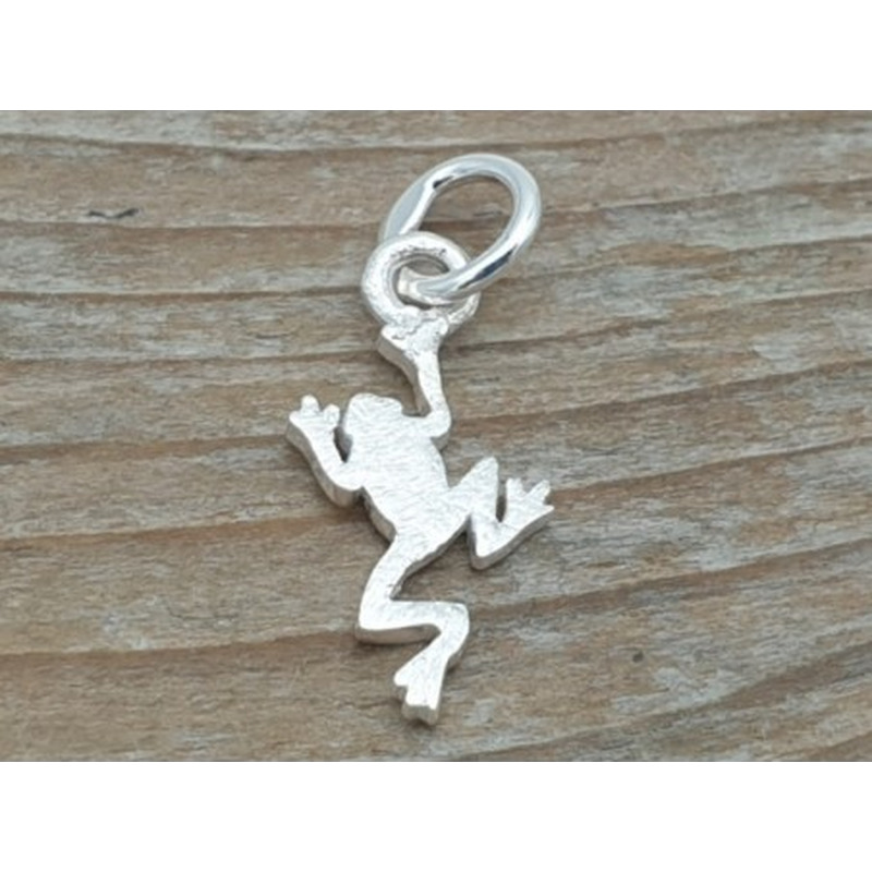 Charm Frosch 21mm, 925 Silber
