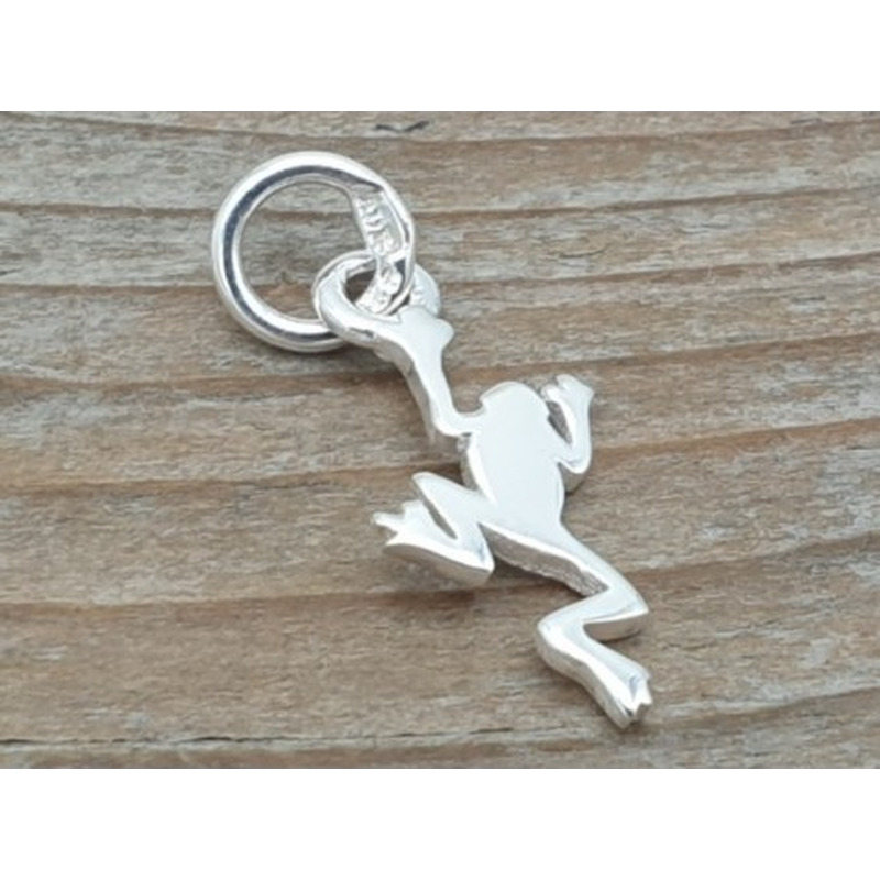 Charm Frosch 21mm, 925 Silber