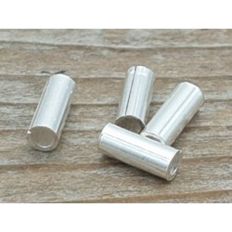 Zwischenteil, Röhrchen 2x5mm, 925 Silber