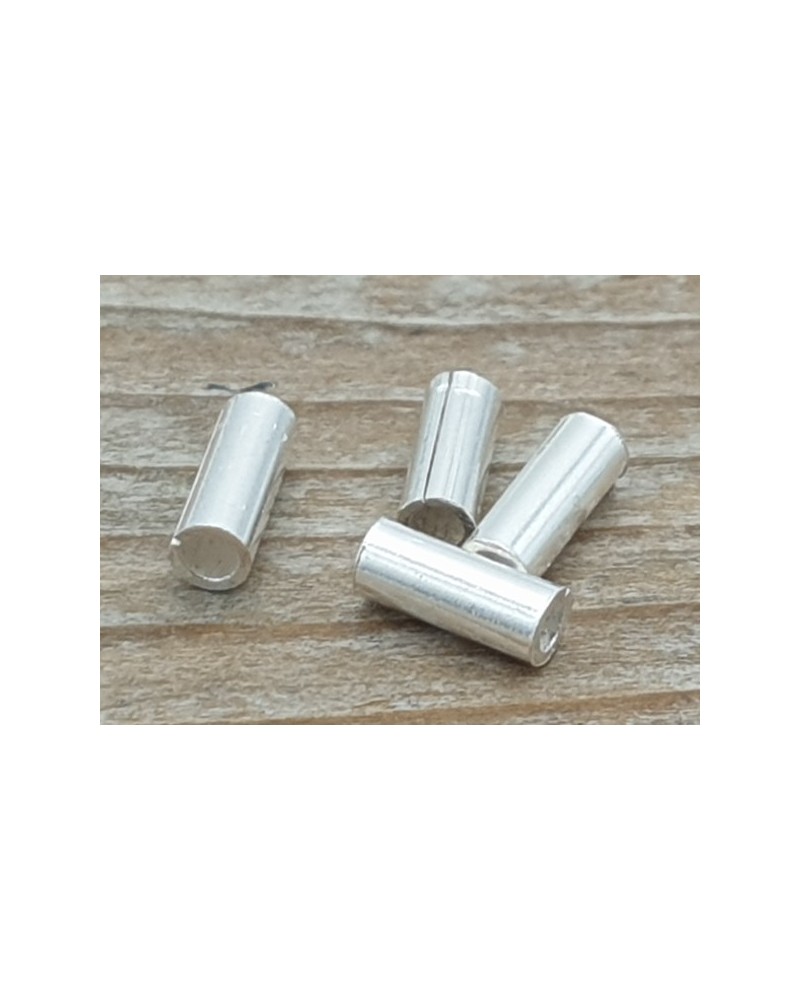 Zwischenteil, Röhrchen 2x5mm, 925 Silber