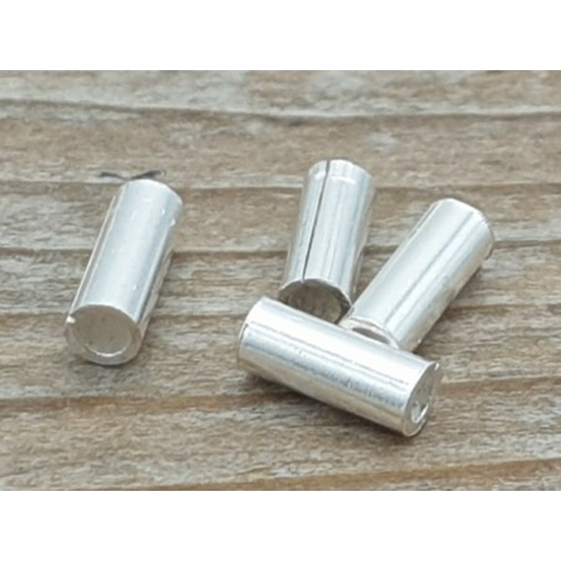 Zwischenteil, Röhrchen 2x5mm, 925 Silber