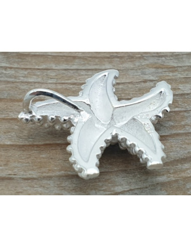 Seestern Anhänger 18mm, 925 Silber