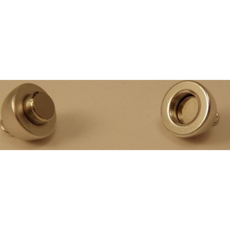 Magnetschliesse 9*15.5mm rhodiniert
