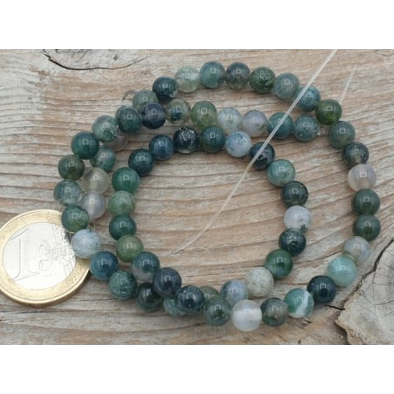 Moosachatkette 6mm