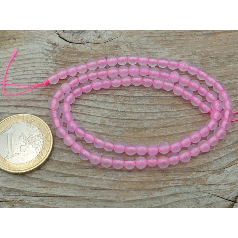 Achatkette pink 4mm