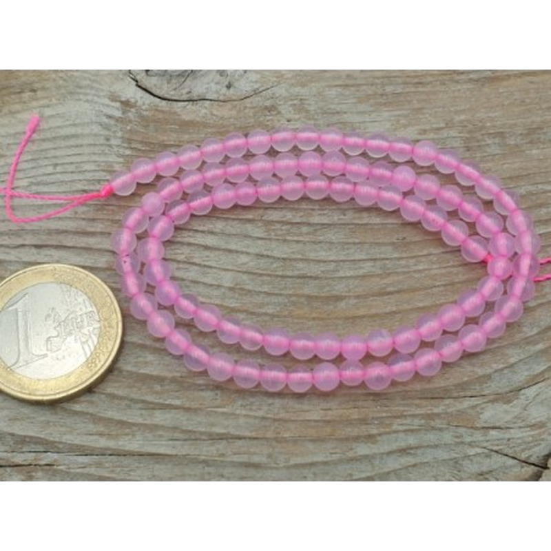 Achatkette pink 4mm