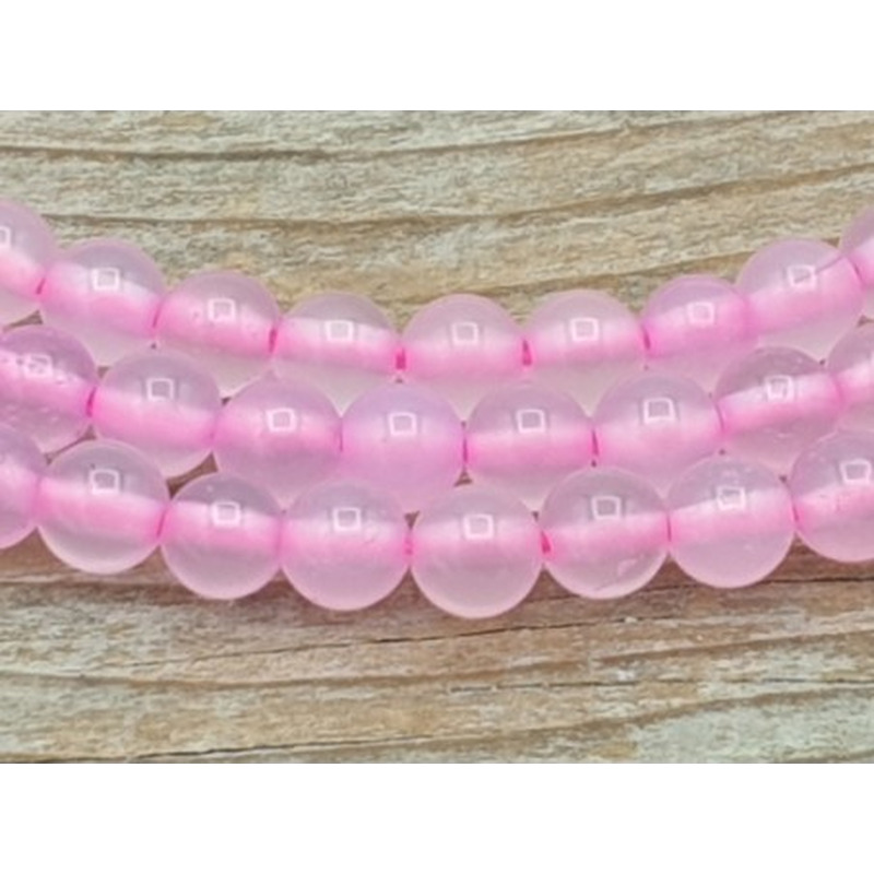 Achatkette pink 4mm