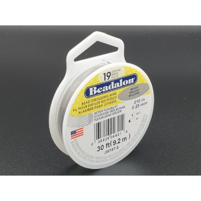 Jewelry Wire 0.25mm/9.2m/19str Beadalon