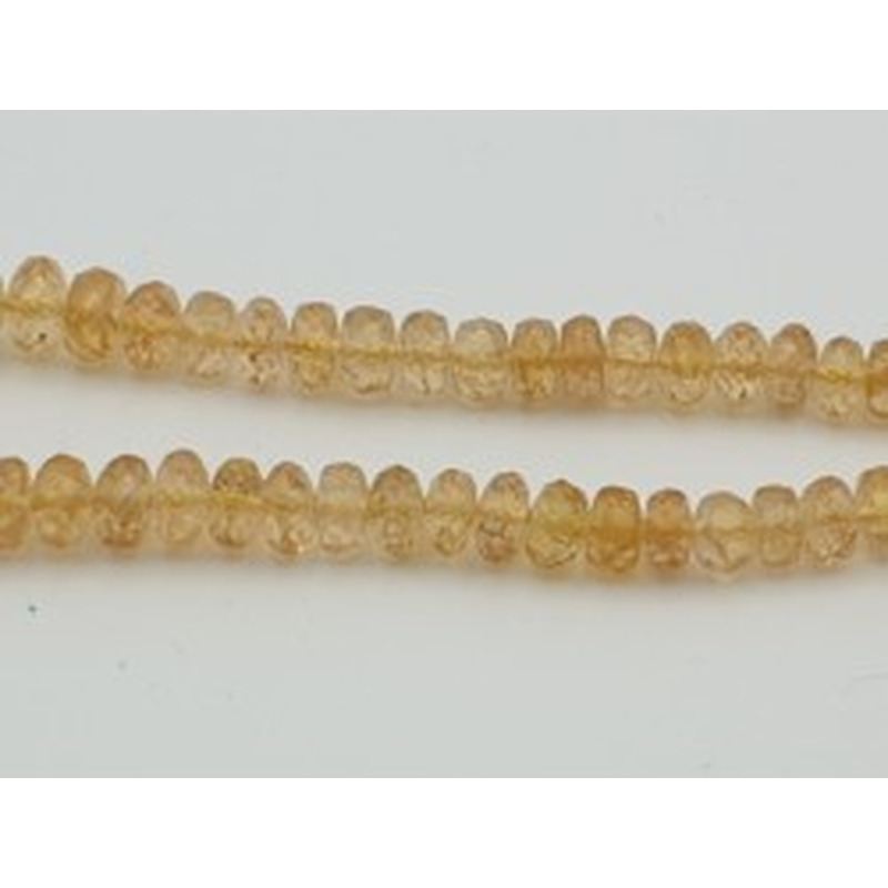 Goldtopas (Imperialtopas) Kette facettiert 4-8mm 2