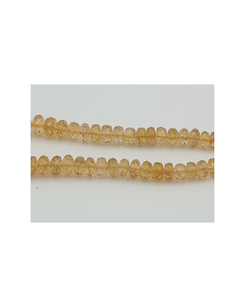 Goldtopas (Imperialtopas) Kette facettiert 4-8mm