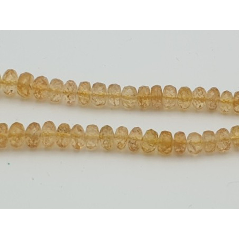 Goldtopas (Imperialtopas) Kette facettiert 4-8mm