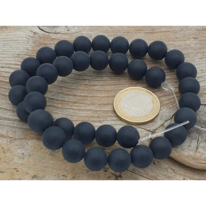 Onyxkette matt 10mm