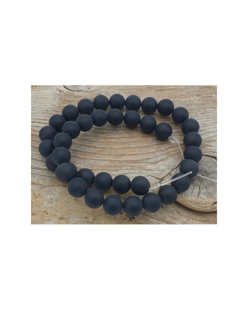 Onyxkette matt 10mm
