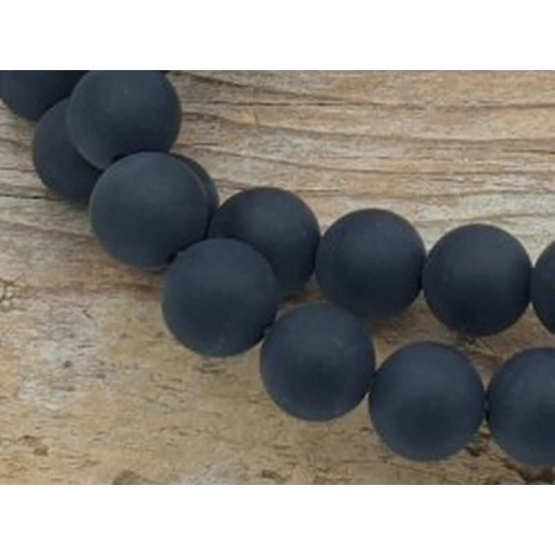 Onyxkette matt 10mm