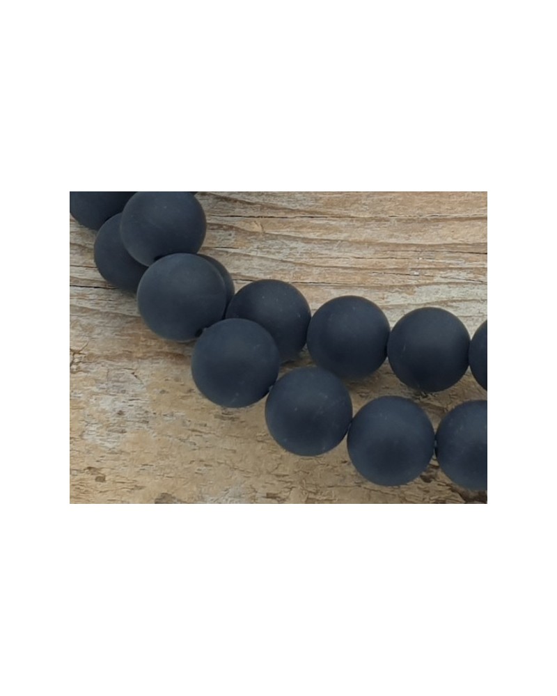 Onyxkette matt 10mm