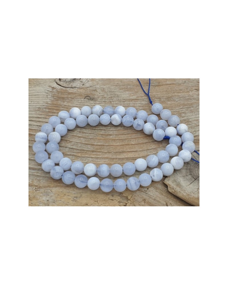 Chalcedonkette 6mm