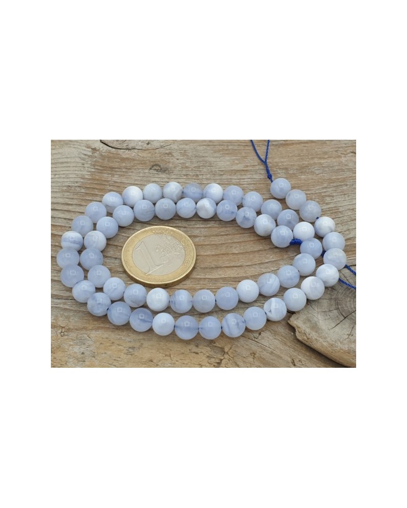 Chalcedonkette 6mm