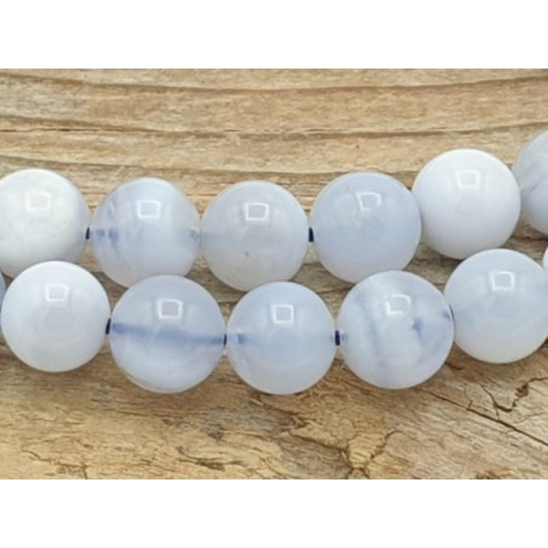 Chalcedonkette 6mm