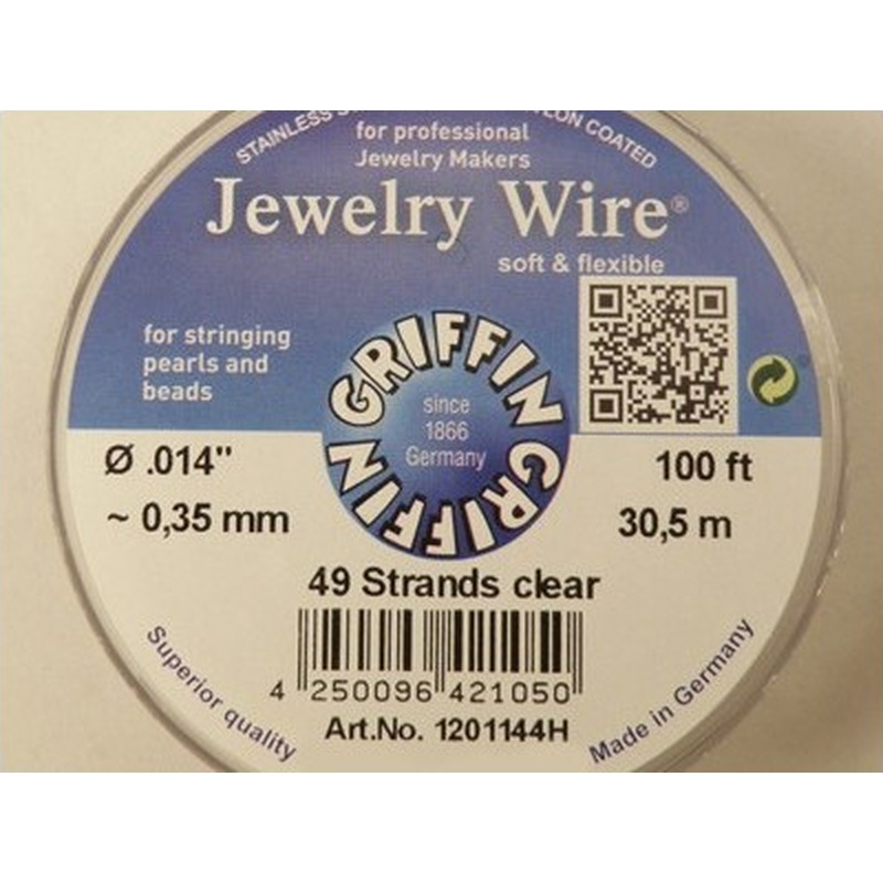 Jewelry Wire 0.35mm/30.5m/49str