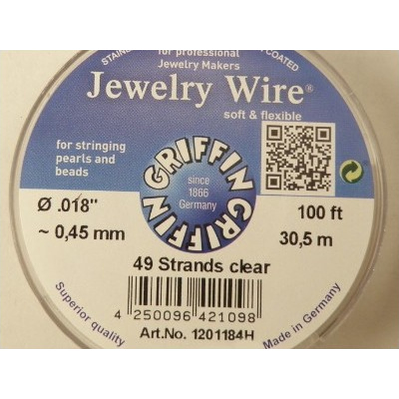 Jewelry Wire 0.45mm/30.5m/49str