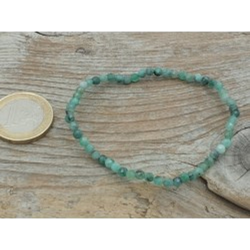 Smaragd 3mm Armband facettiert 2