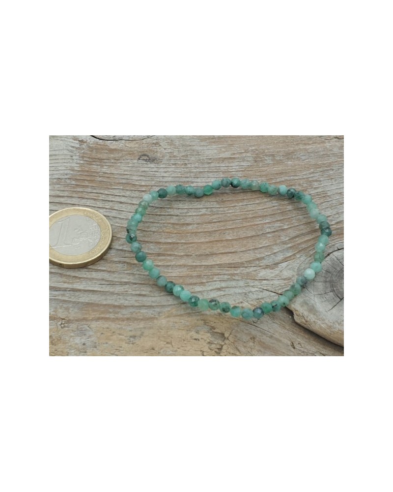 Smaragd 3mm Armband facettiert