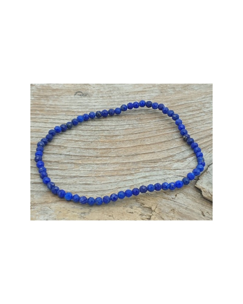 Lapislazuli 3mm Armband facettiert