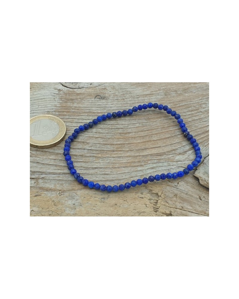 Lapislazuli 3mm Armband facettiert