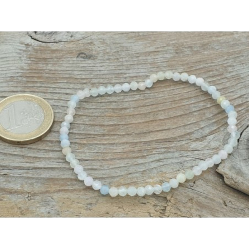 Beryll (Aquamarin/Morganit) 3mm Armband facettiert
