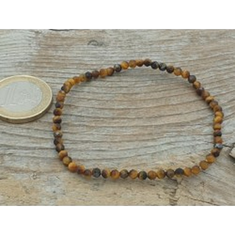 Tigerauge 3mm Armband facettiert 2
