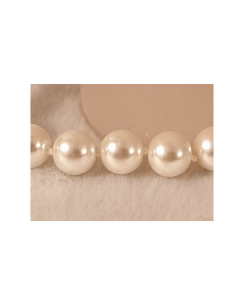 Shellperlen (Muschelkernperle) Kette 12mm/49cm