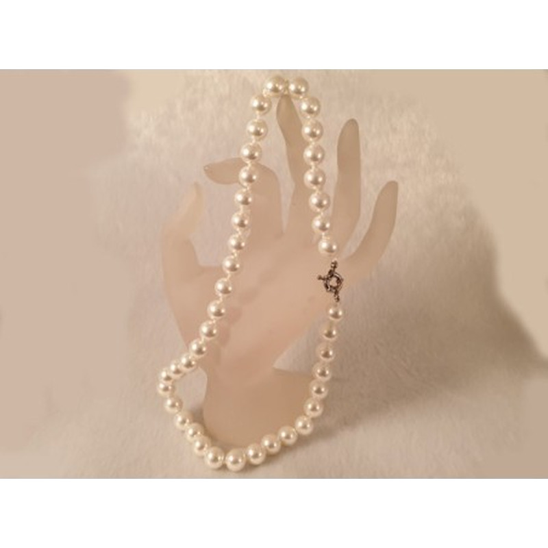 Shellperlen (Muschelkernperle) Kette 12mm/49cm
