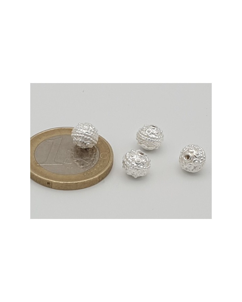 Zwischenteil, Kugel 7mm, 925 Silber