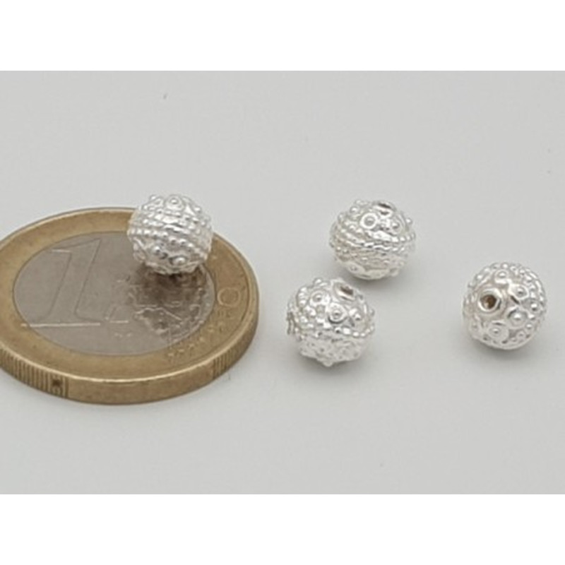 Zwischenteil, Kugel 7mm, 925 Silber