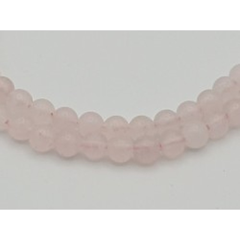 Rosenquarzkette 4mm