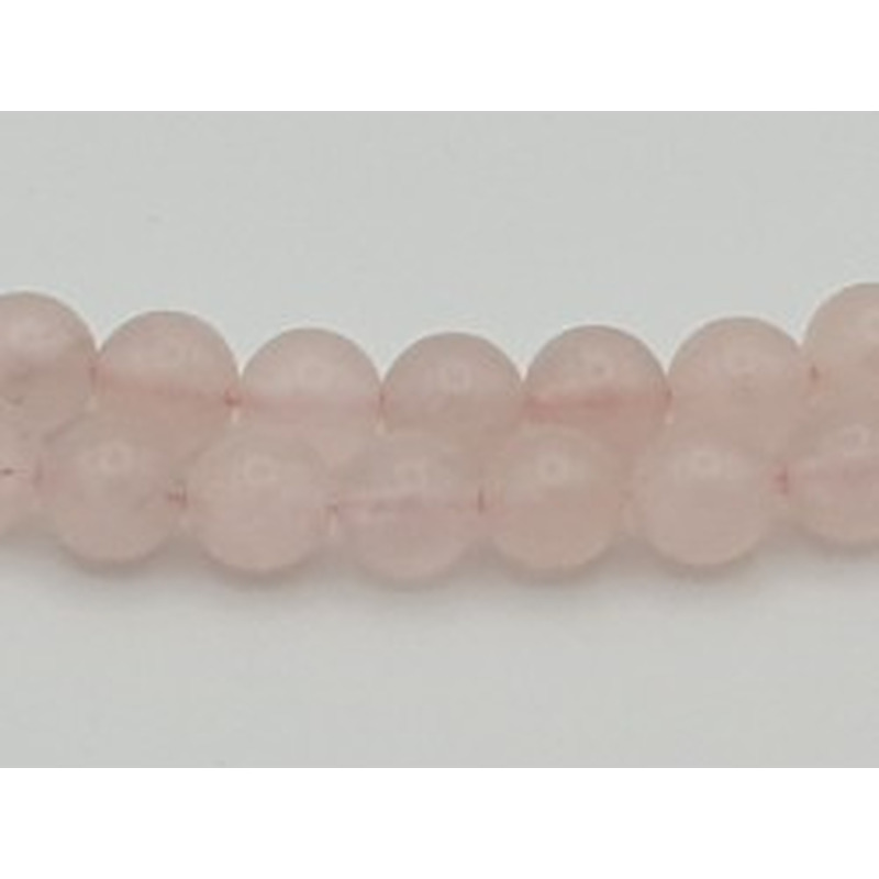Rosenquarzkette 6mm