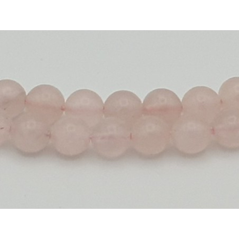 Rosenquarzkette 6mm