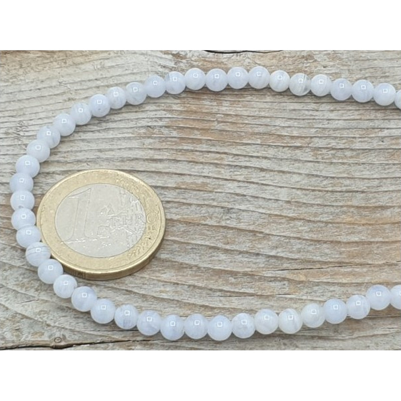 Chalcedonkette 4mm
