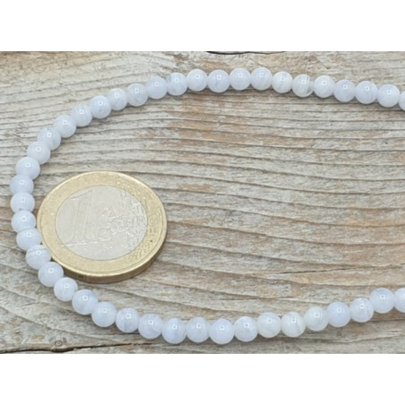 Chalcedonkette 4mm